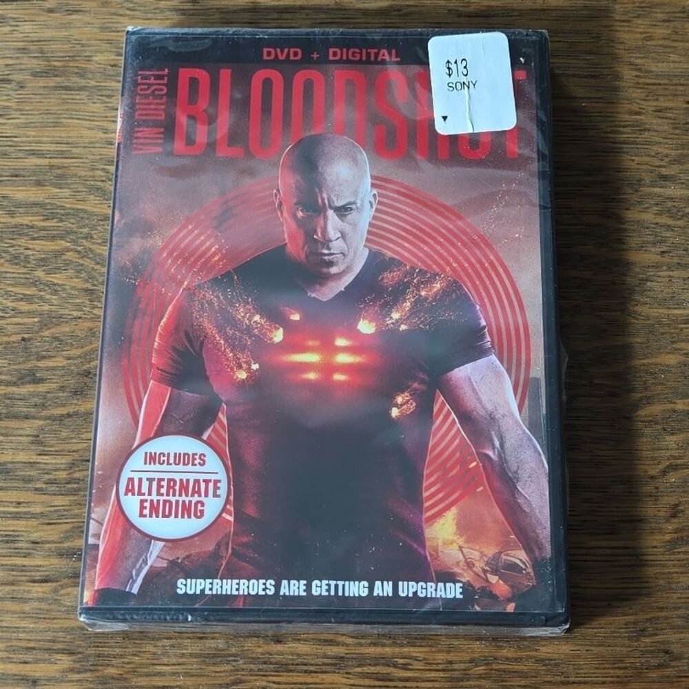 NWT‎ Sony Pictures Bloodshot 2020 DVD Digital Action Sci-Fi Vin Diesel